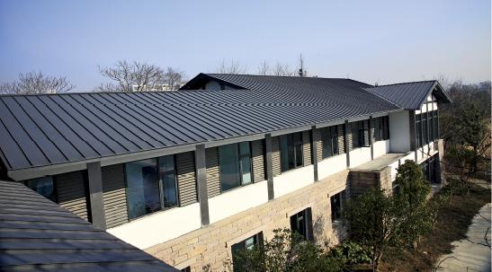 彩石金属瓦高档屋面材料